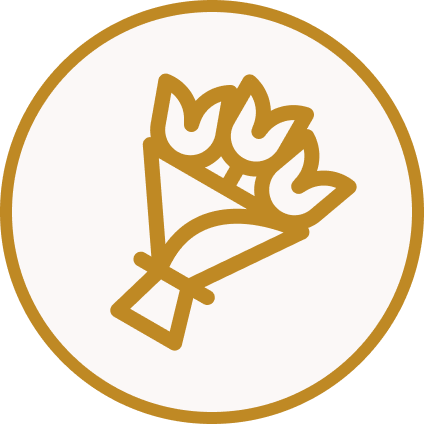 gladstone-bouquet-gold - Gladstones Caterer