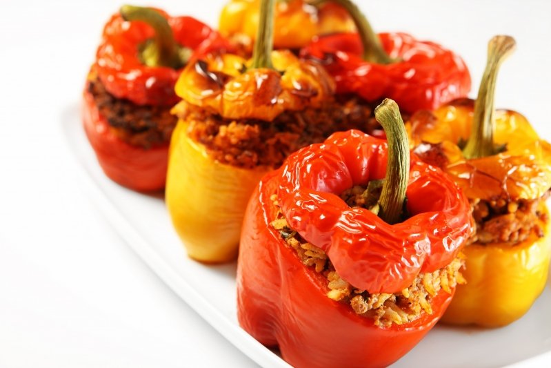 Kosher stuffed peppers Wedding banquet Gladstones Caterers Toronto Kehila Centre - Gladstones Caterer